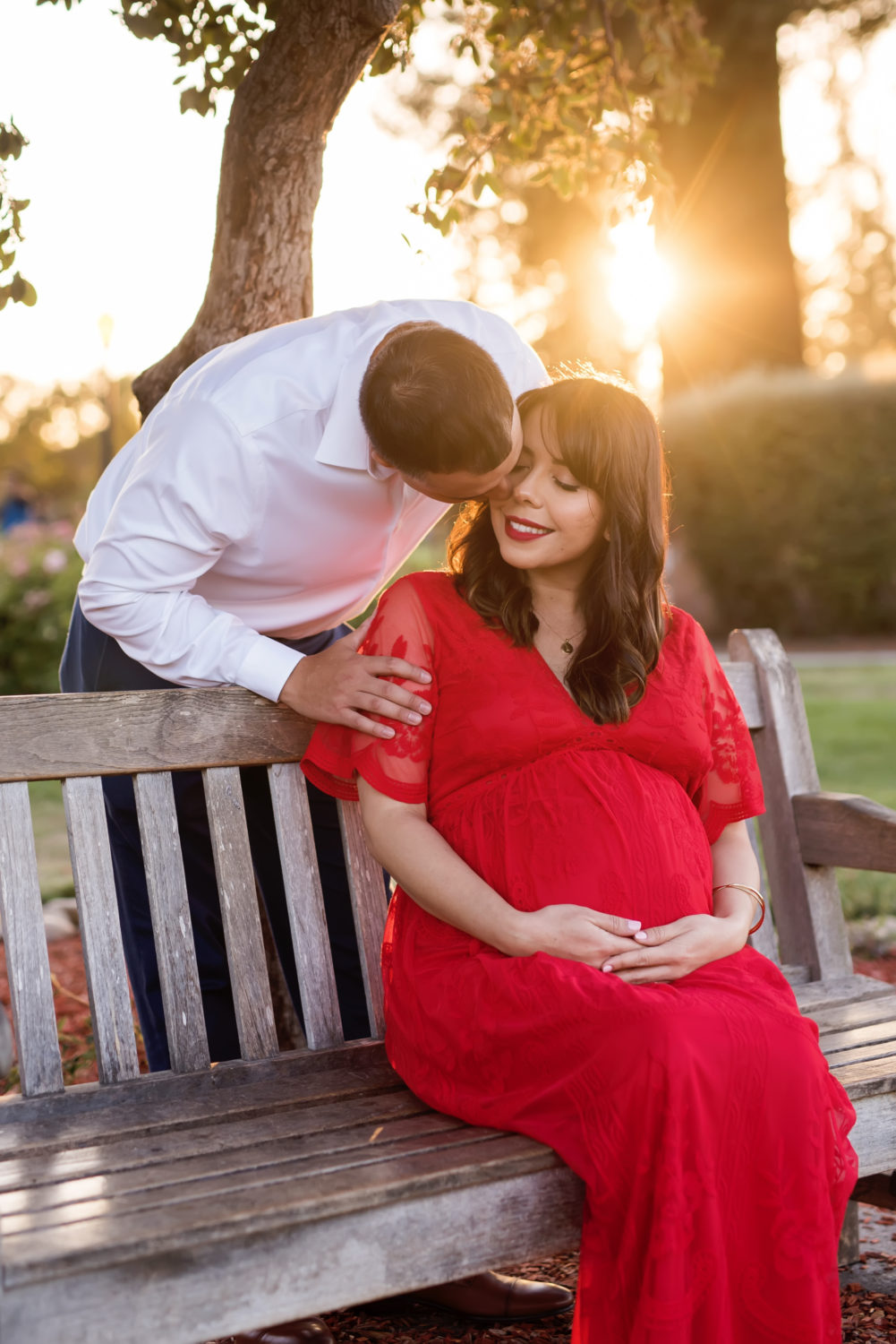 Is A White Dress Good For Maternity Portraits? - Steven Cotton