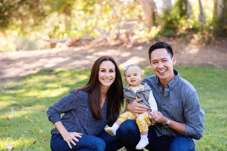 outdoor family portrait session
