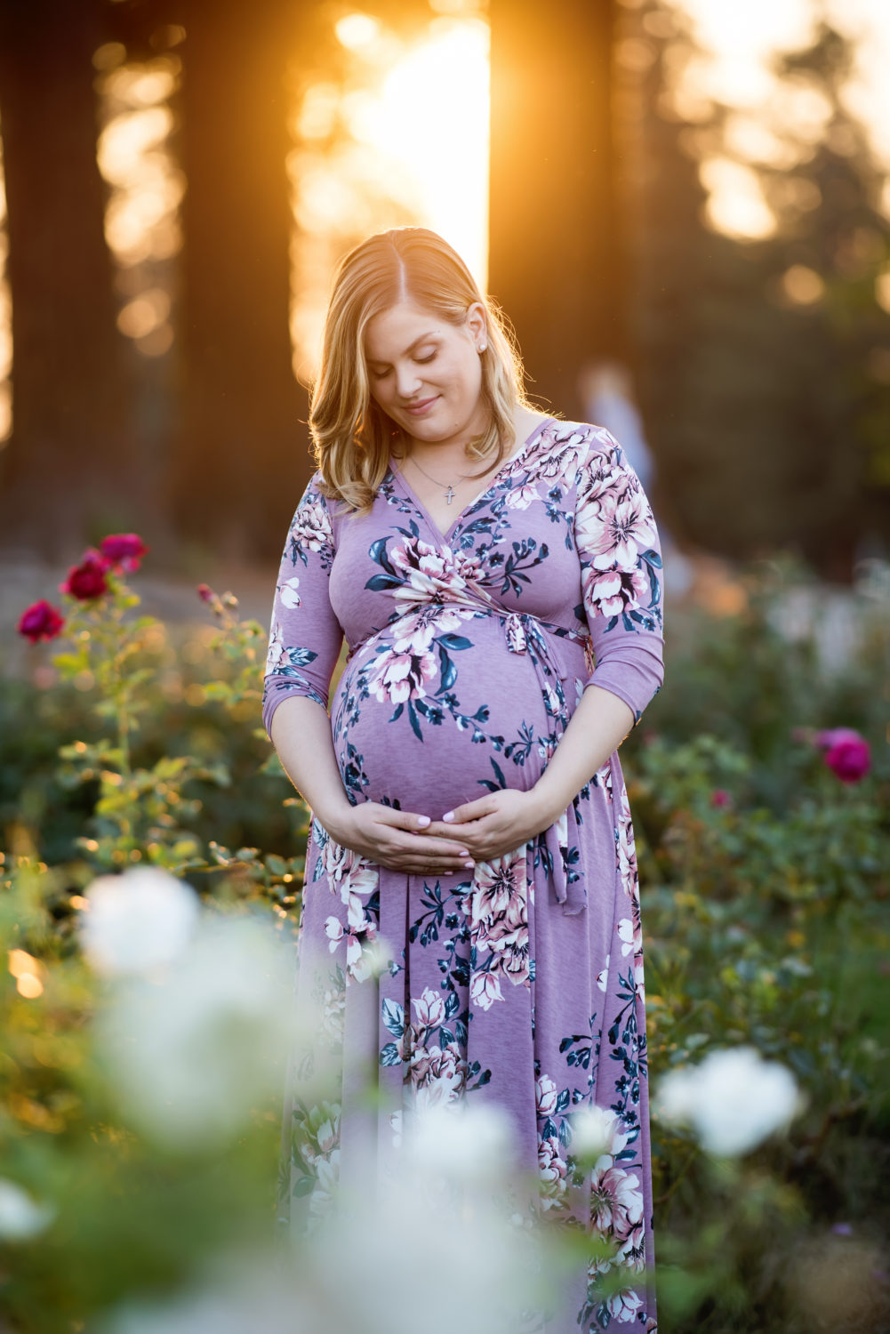 Is A White Dress Good For Maternity Portraits? - Steven Cotton