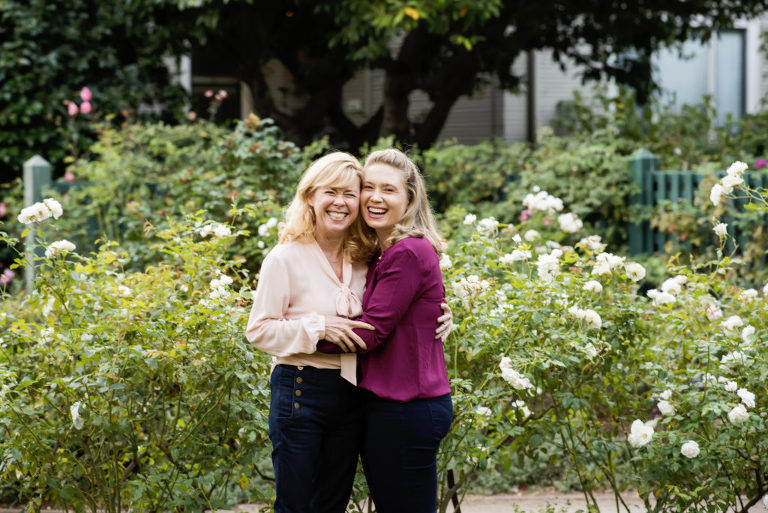 fun family portraits in palo alto