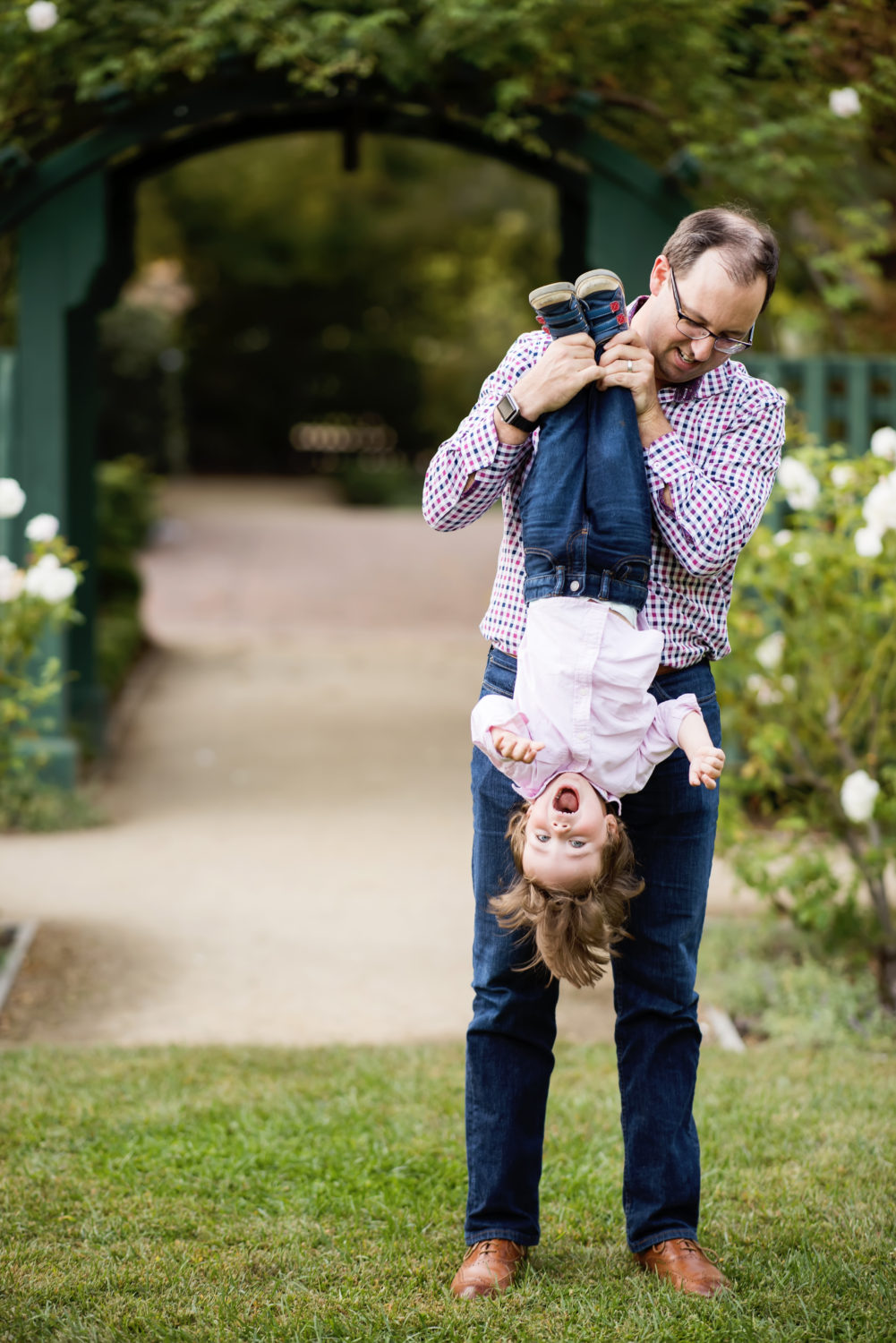 fun family portraits in palo alto