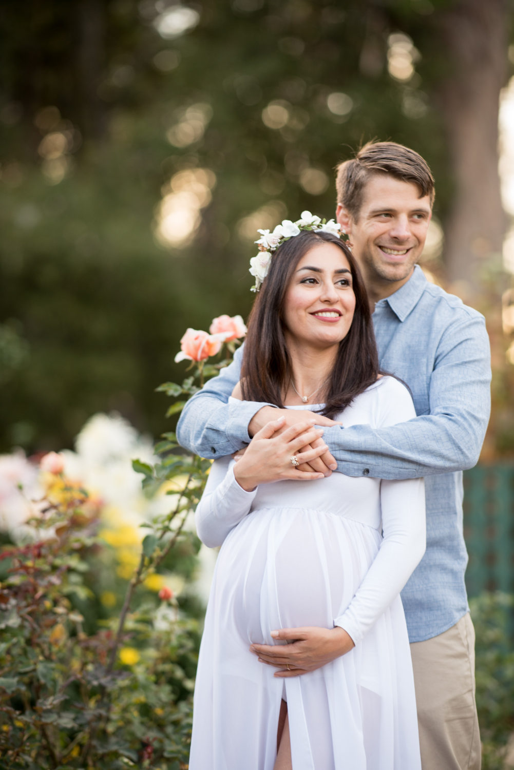 Is A White Dress Good For Maternity Portraits? - Steven Cotton