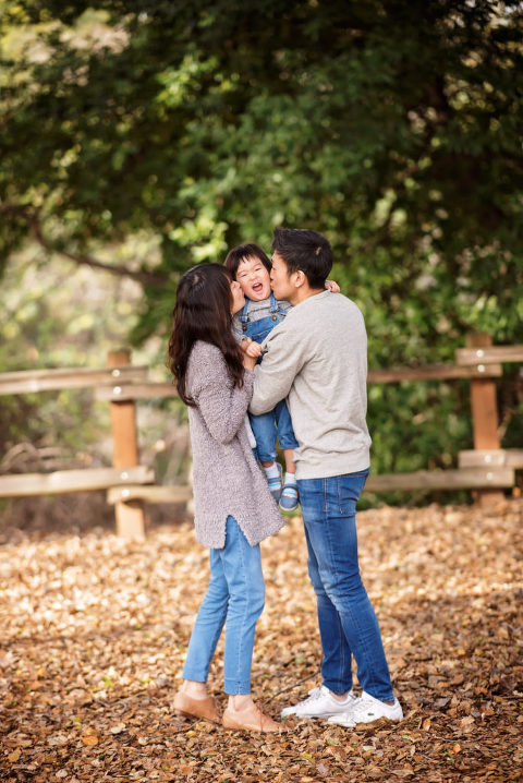 Candid Family Portraits in Los Gatos