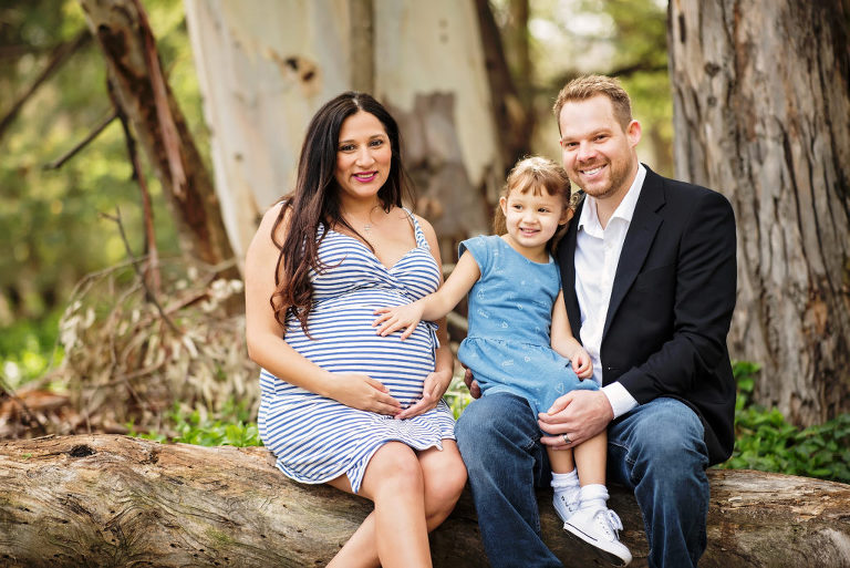 maternity photos with kids