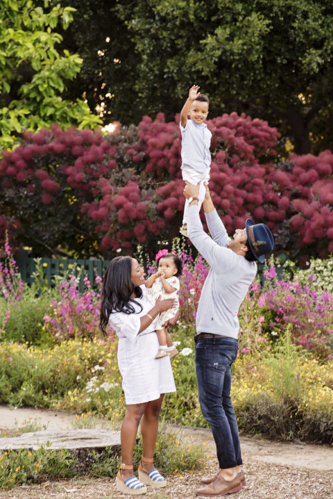 fun family portrait poses with kids