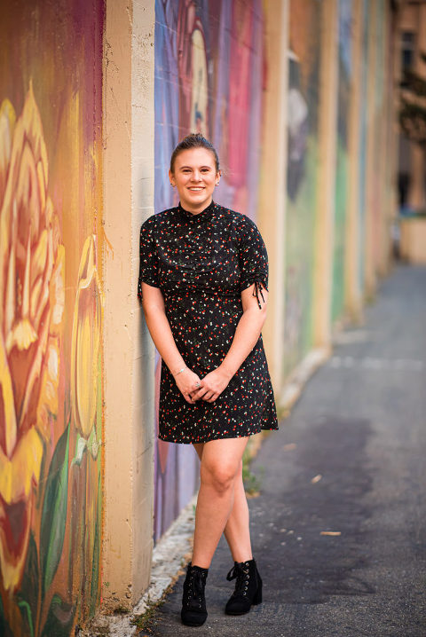 Urban Senior Portraits In Downtown San Jose