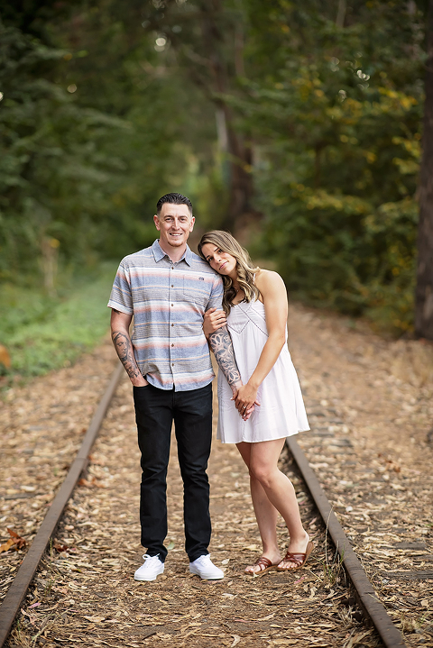 Beach Engagement Portraits in Capitola