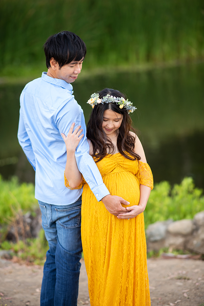 Is A White Dress Good For Maternity Portraits? - Steven Cotton